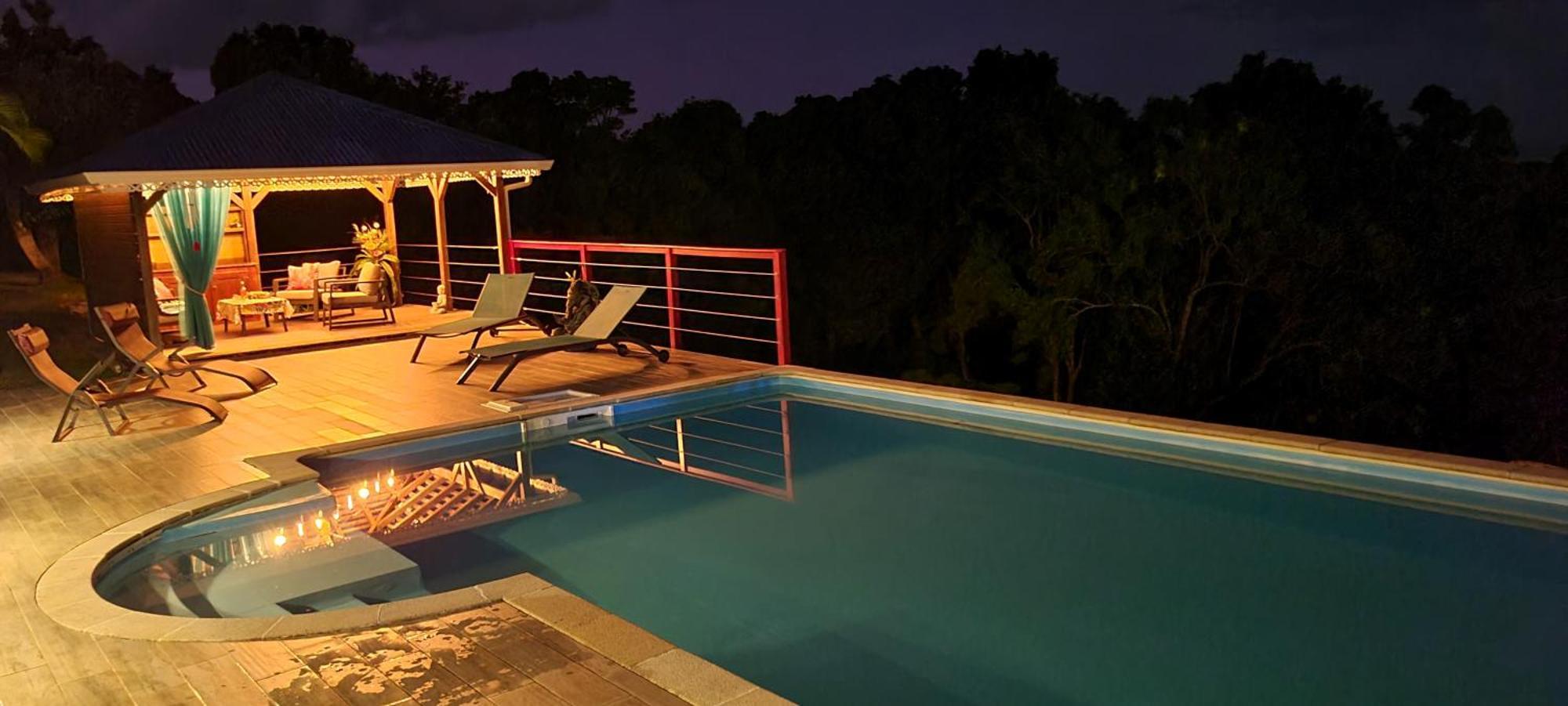 Pipirite Chantant - Maison Creole Vue Mer Sainte-Rose Dış mekan fotoğraf