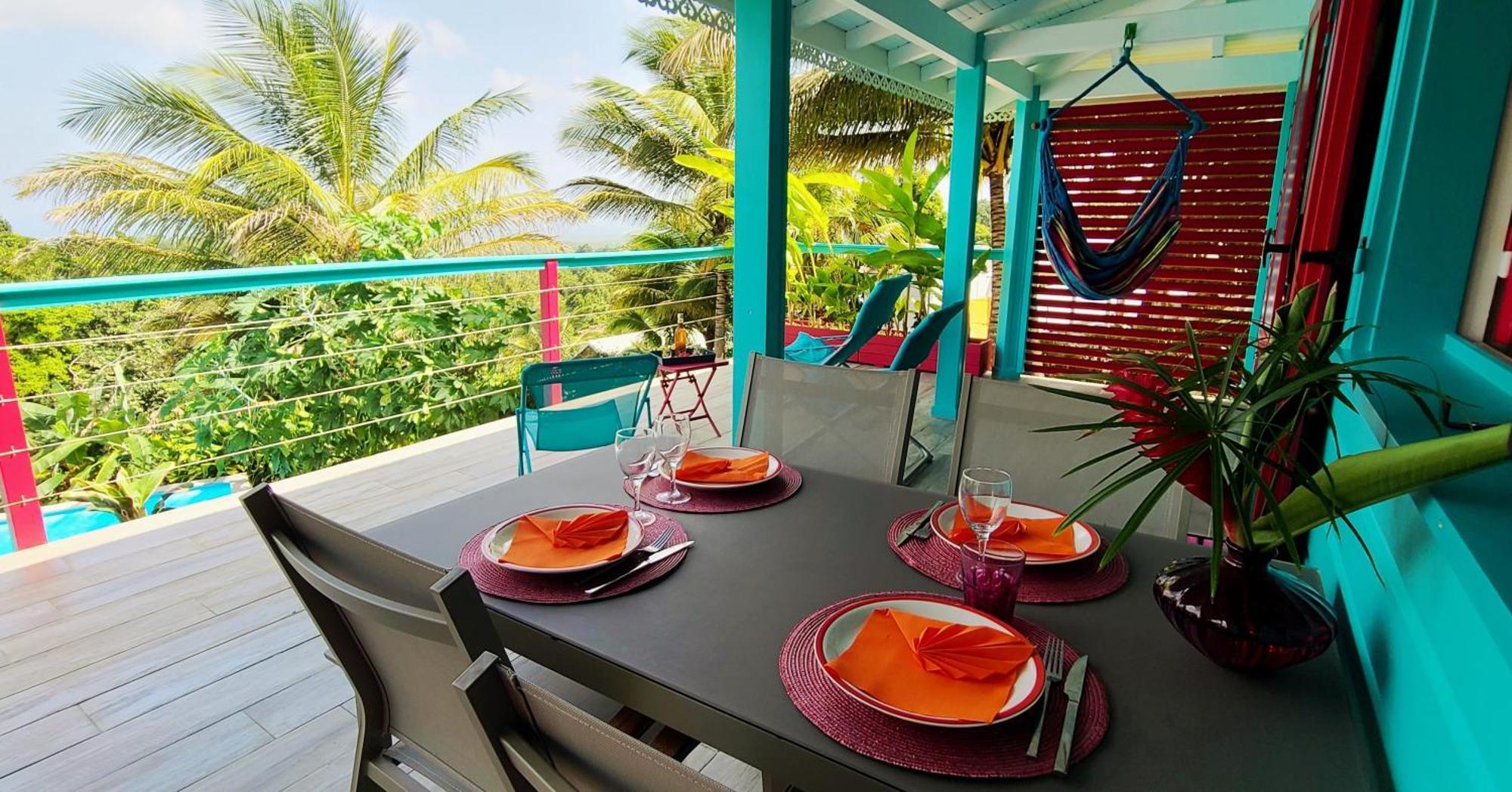Pipirite Chantant - Maison Creole Vue Mer Sainte-Rose Dış mekan fotoğraf
