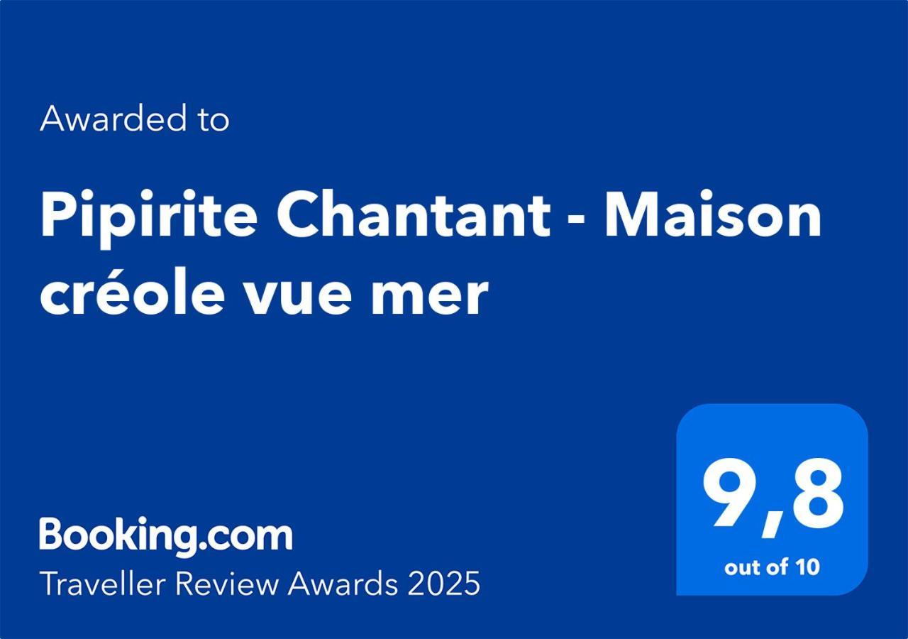 Pipirite Chantant - Maison Creole Vue Mer Sainte-Rose Dış mekan fotoğraf